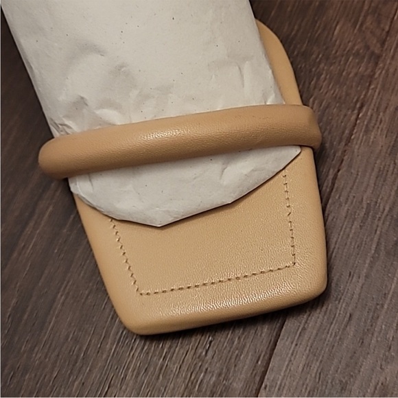 NEW Free People Parker Chain Heel Natural 39.5 - Picture 10 of 15